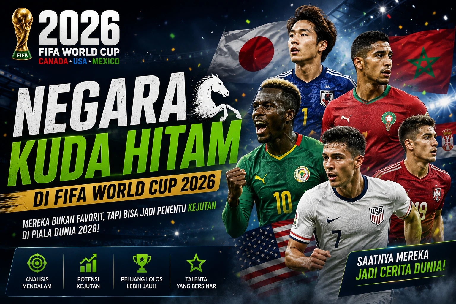 Negara Kuda Hitam di FIFA World Cup 2026