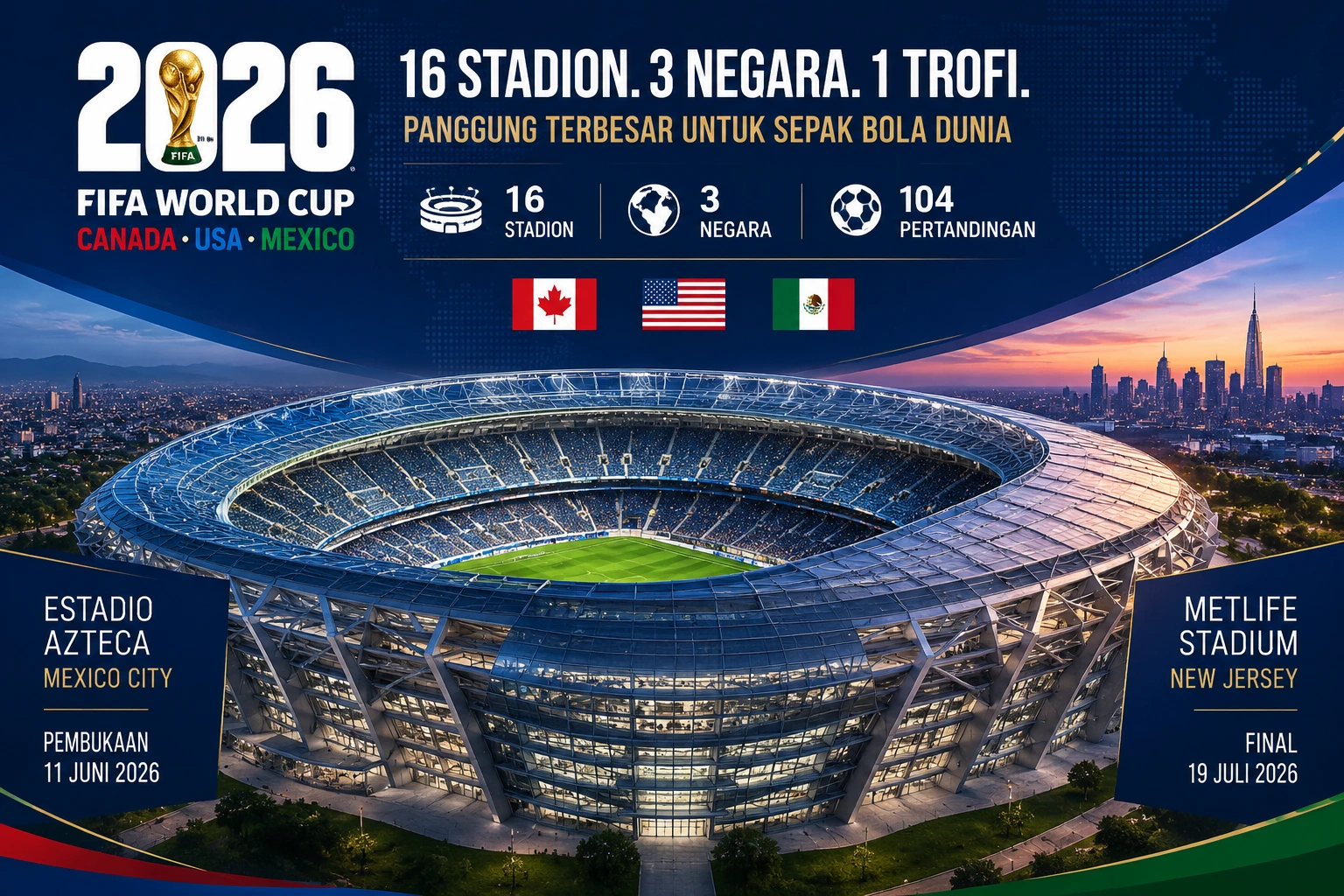 Stadion Piala Dunia 2026