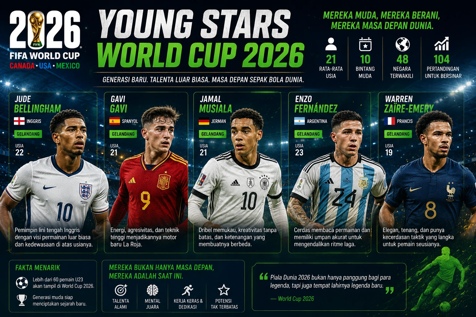 Pemain Muda Terbaik World Cup 2026